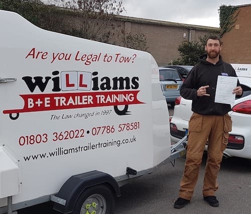 Trailer Test Pass for Gareth Palmer