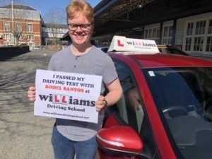 Congratulations on a practical driving test pass for Xander Povey from Newton Abbot