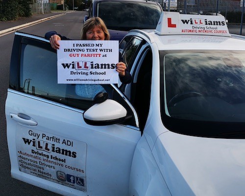 Automatic Test Pass for Sandra Woodcock of Dawlish