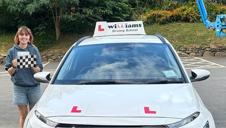 Isabella Lane of Newton Abbot (Ashburton) customer review for Williams Driving School