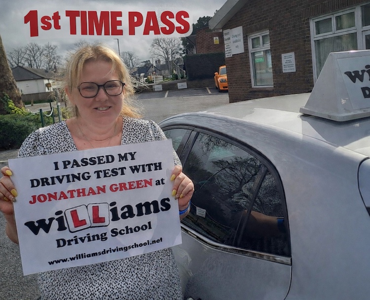 Tash from Dawlish passed her practical driving test with Williams Driving School