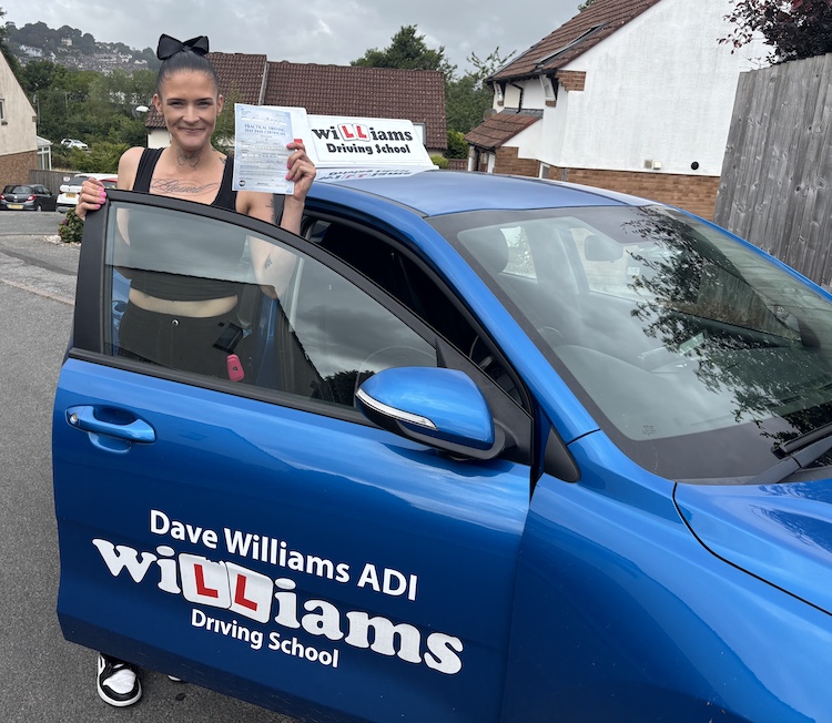 Annalise Grant From from Newton Abbot passed her practical driving test with Williams Driving School